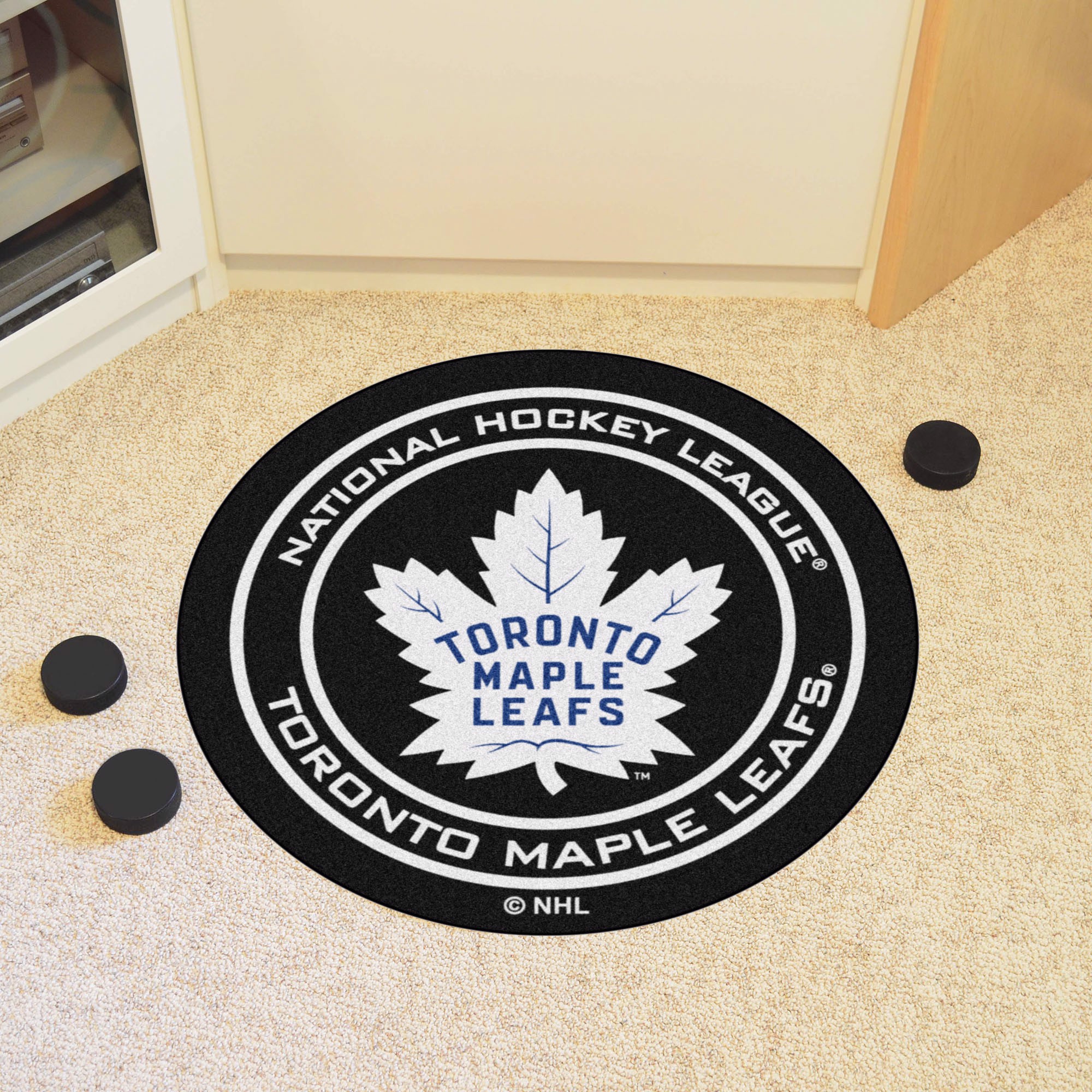 NHL Puck Mat: Toronto Maple Leafs