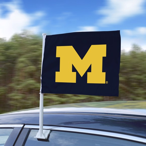 Picture of Michigan Wolverines Car Flag