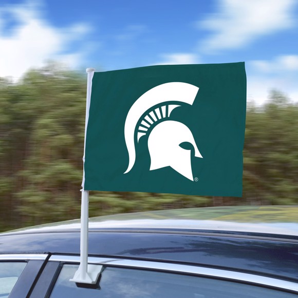 Picture of Michigan State Spartans Car Flag