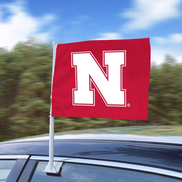 Picture of Nebraska Cornhuskers Car Flag