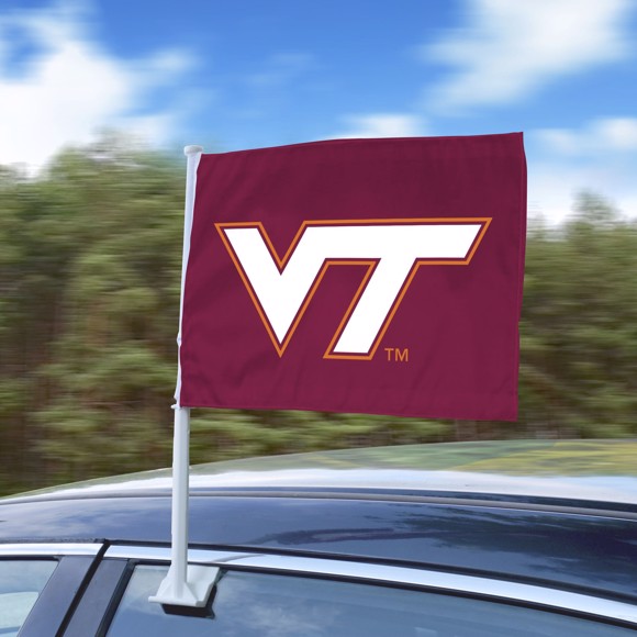 Picture of Virginia Tech Hokies Car Flag