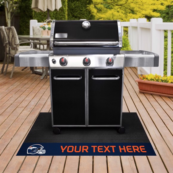 Picture of Denver Broncos Personalized Grill Mat