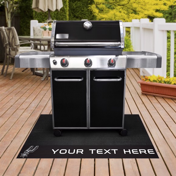 Picture of San Antonio Spurs Personalized Grill Mat