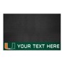 Picture of Personalized University of Miami Grill Mat