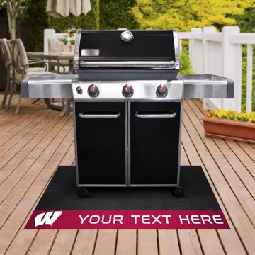 Picture of Personalized University of Wisconsin Grill Mat