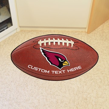 Picture of Arizona Cardinals Personalized Football Mat Rug