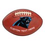 Picture of Carolina Panthers Personalized Football Mat Rug