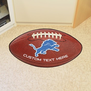 Picture of Detroit Lions Personalized Football Mat