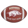 Picture of Personalized University of Arkansas Football Mat