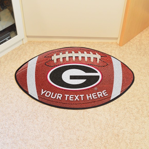 Picture of Personalized University of Georgia Football Mat