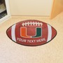 Picture of Personalized University of Miami Football Mat
