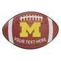 Picture of Personalized University of Michigan Football Mat