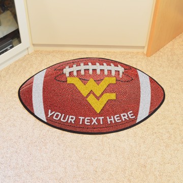 Picture of Personalized West Virginia University Football Mat