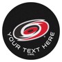 Picture of Carolina Hurricanes Personalized Hockey Puck Mat