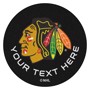 Picture of Chicago Blackhawks Personalized Hockey Puck Mat