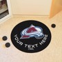 Picture of Colorado Avalanche Personalized Hockey Puck Mat