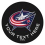Picture of Columbus Blue Jackets Personalized Hockey Puck Mat