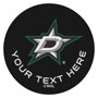 Picture of Dallas Stars Personalized Hockey Puck Mat