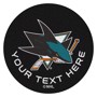 Picture of San Jose Sharks Personalized Hockey Puck Mat