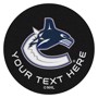 Picture of Vancouver Canucks Personalized Hockey Puck Mat