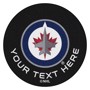 Picture of Winnipeg Jets Personalized Hockey Puck Mat