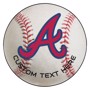 Picture of Atlanta Braves Personalized Baseball Rug