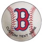 Picture of Boston Red Sox Personalized Baseball Rug