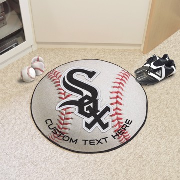 Picture of Chicago White Sox Personalized Baseball Rug