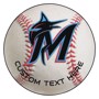 Picture of Miami Marlins Personalized Baseball Mat