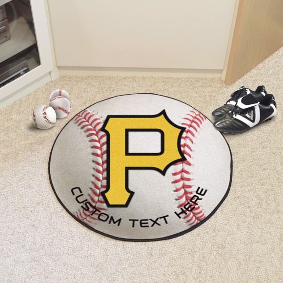 Picture of Pittsburgh Pirates Personalized Baseball Mat