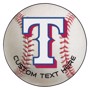 Picture of Texas Rangers Personalized Baseball Mat