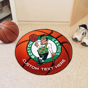 Picture of Boston Celtics Personalized Basketball Mat