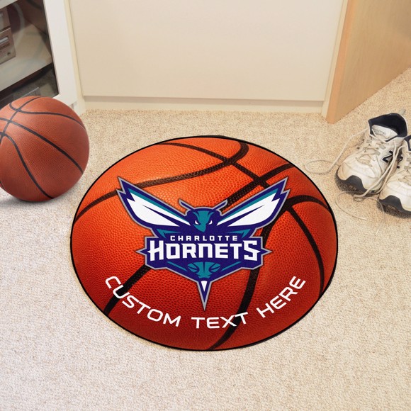 Picture of Charlotte Hornets Personalized Basketball Mat