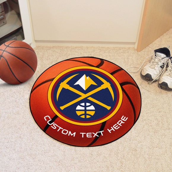 Picture of Denver Nuggets Personalized Basketball Mat