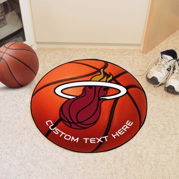Picture of Miami Heat Personalized Basketball Mat