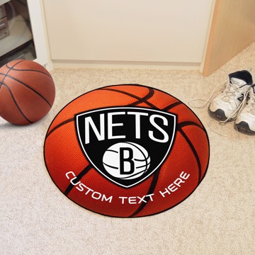 Picture of NBA - Brooklyn Nets Personalized Basketball Mat Rug