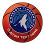Picture of Minnesota Timberwolves Personalized Basketball Mat