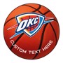 Picture of Oklahoma City Thunder Personalized Basketball Mat