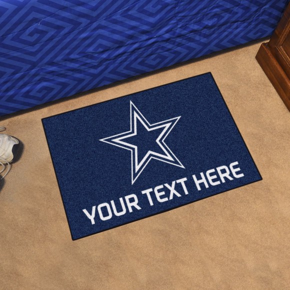 Dallas Cowboys Personalized Starter Mat Fanmats