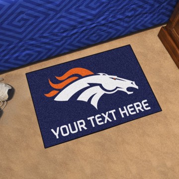 Picture of Denver Broncos Personalized Starter Mat