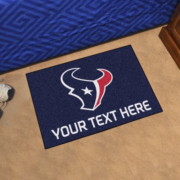 Picture of Houston Texans Personalized Starter Mat