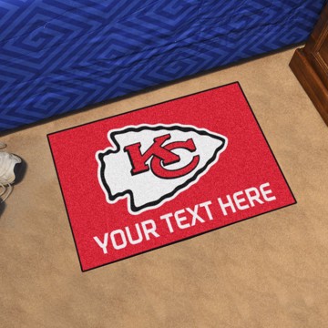 Picture of Kansas City Chiefs Personalized Starter Mat