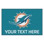Picture of Miami Dolphins Personalized Starter Mat