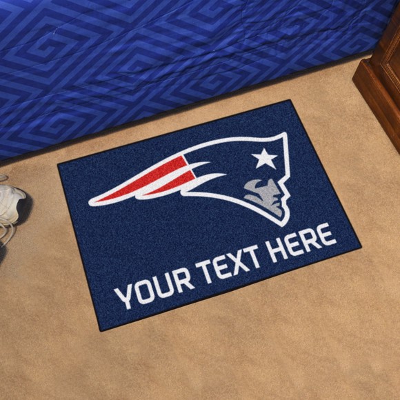 Picture of New England Patriots Personalized Starter Mat