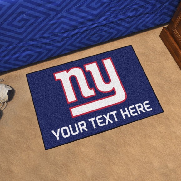Picture of New York Giants Personalized Starter Mat