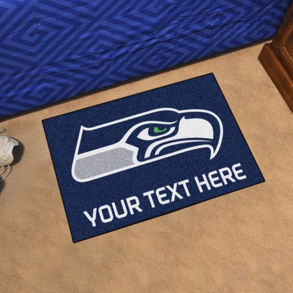 Picture of Seattle Seahawks Personalized Starter Mat