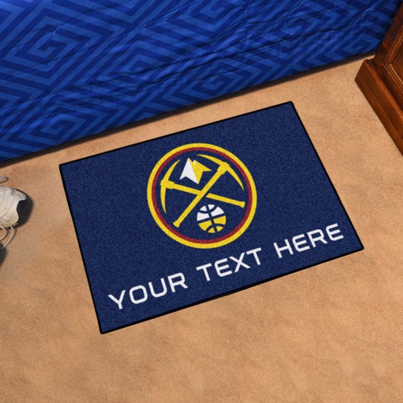 Picture of Denver Nuggets Personalized Starter Mat