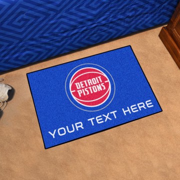 Picture of NBA - Detroit Pistons Personalized Starter Mat