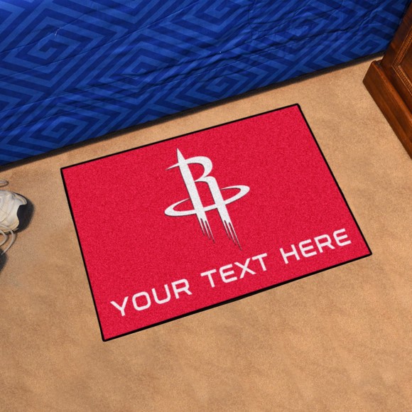 Picture of Houston Rockets Personalized Starter Mat