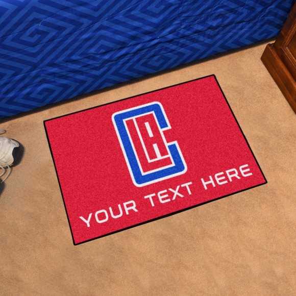 Picture of Los Angeles Clippers Personalized Starter Mat